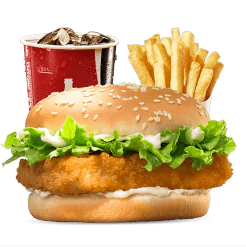 Menu Burger fish + frittes et boisson ★ ★ ★ ★ ☆