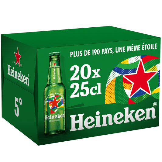 Pack de bières Heineken x20  ★ ★ ★ ★ ★