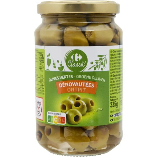 Olives vertes dénoyautée  ★ ☆ ☆ ☆ ☆